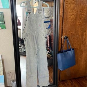 Carhartt Women’s overalls size XS size 2, railroad stripe
